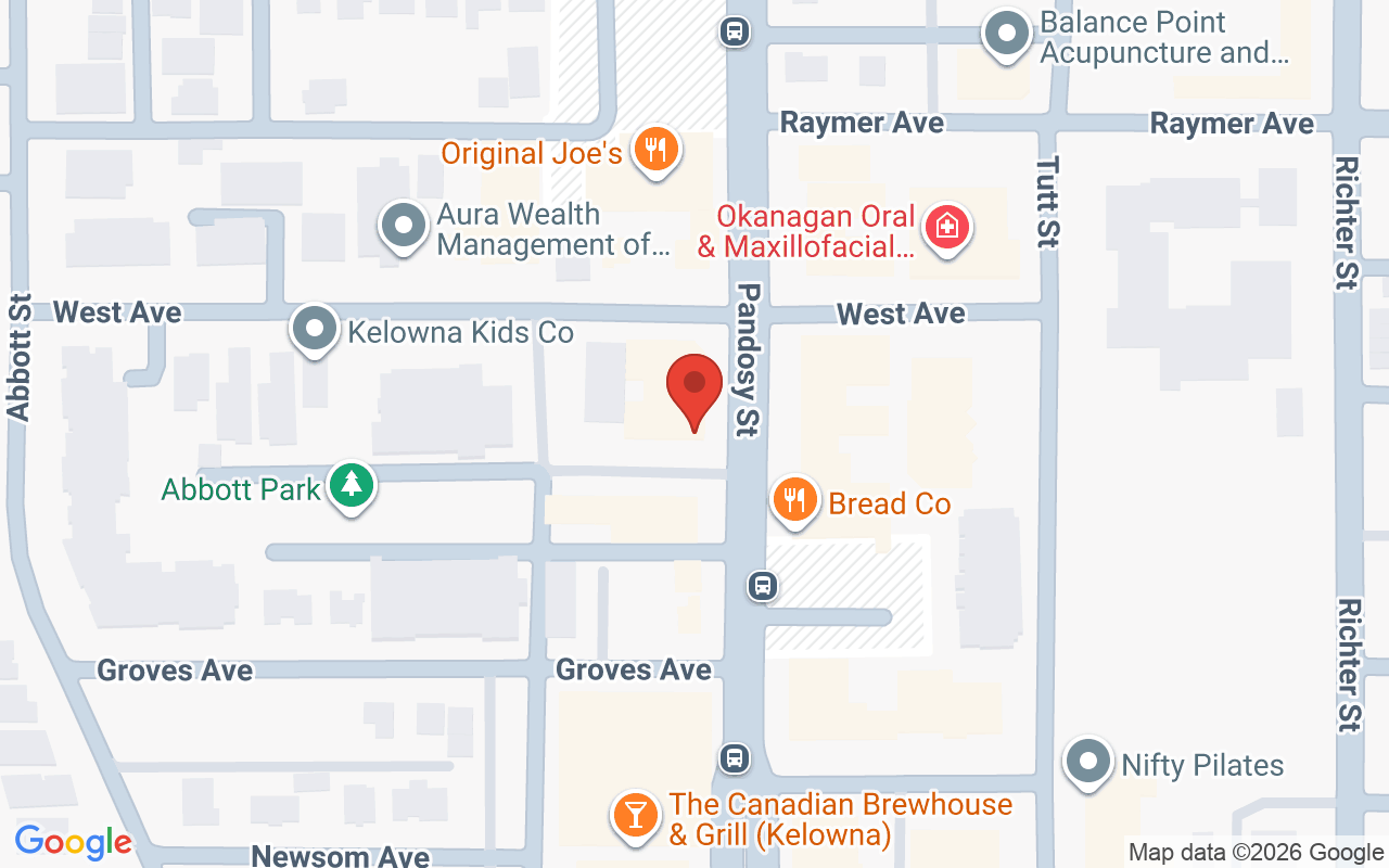 Map showing the location of Mod Salon Inc. Kelowna