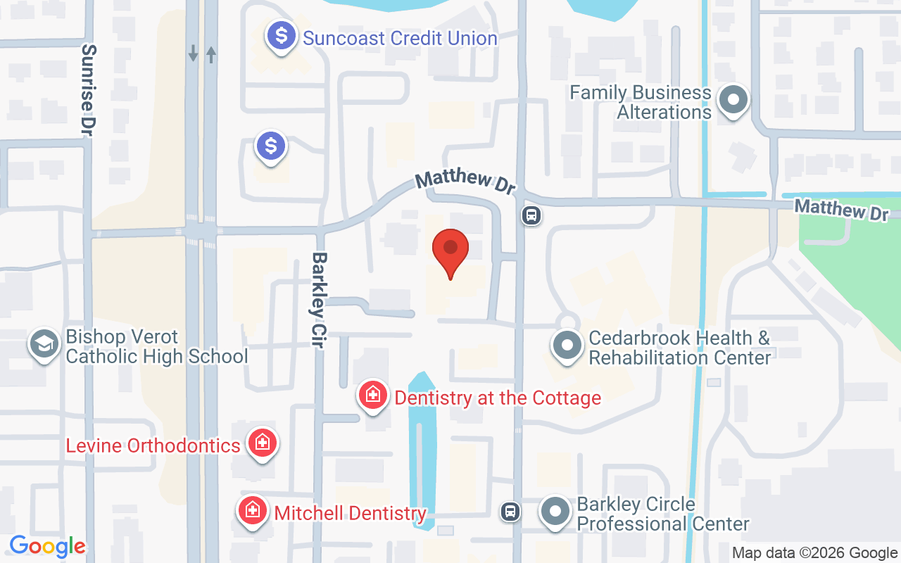 Map showing the location of Essentials Day Spa of Fort Myers: Massage & Facials