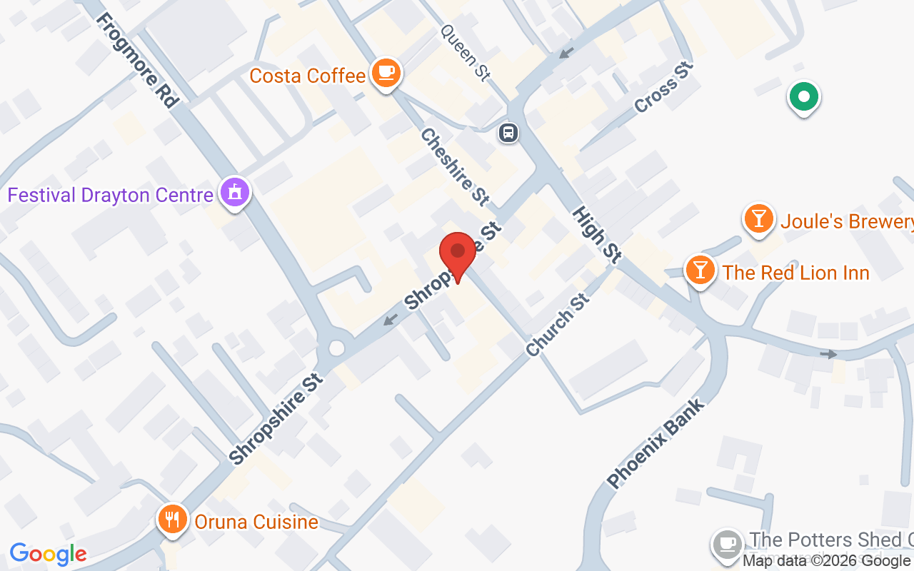Map showing the location of Hair By Marta