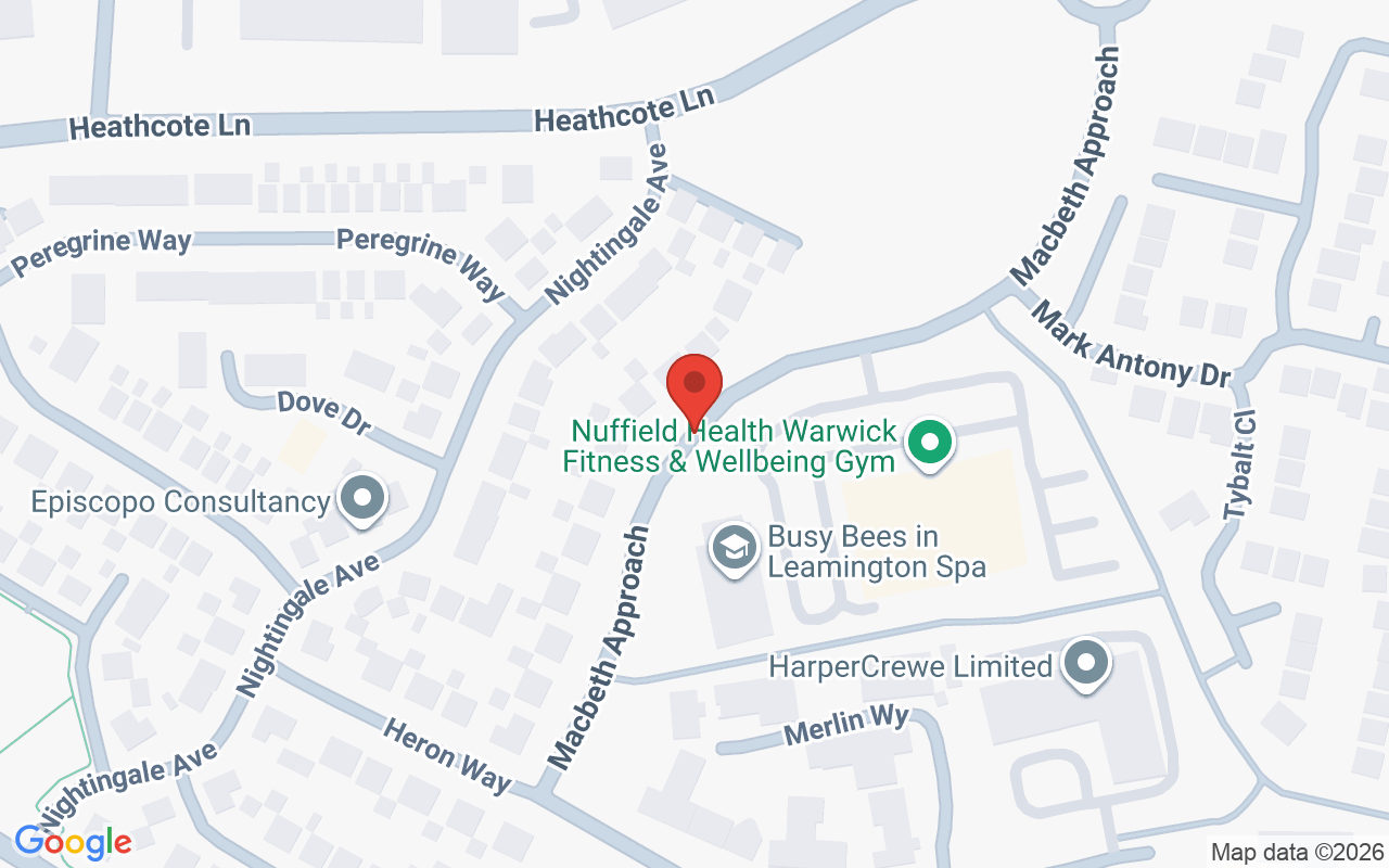 Map showing the location of Hair Management