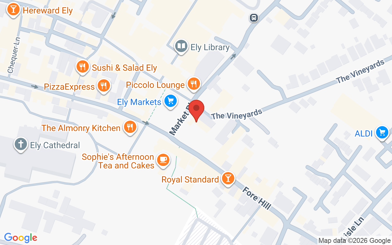 Map showing the location of Thai Touch