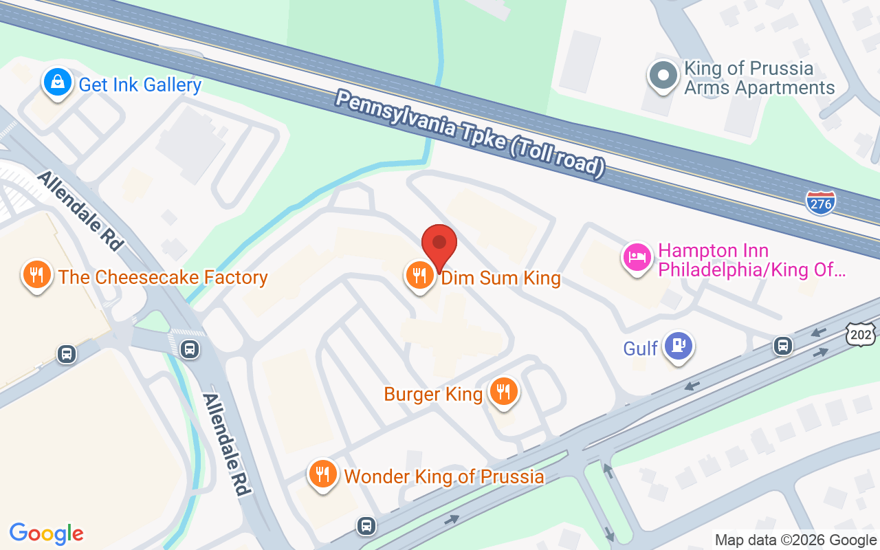 Map showing the location of Pretty Skin Esthetics & Wellness