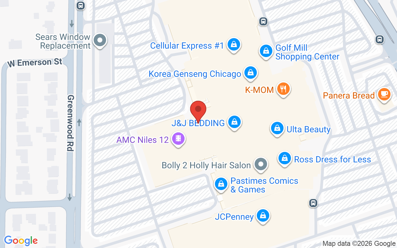 Map showing the location of Rosel School Of Cosmetology