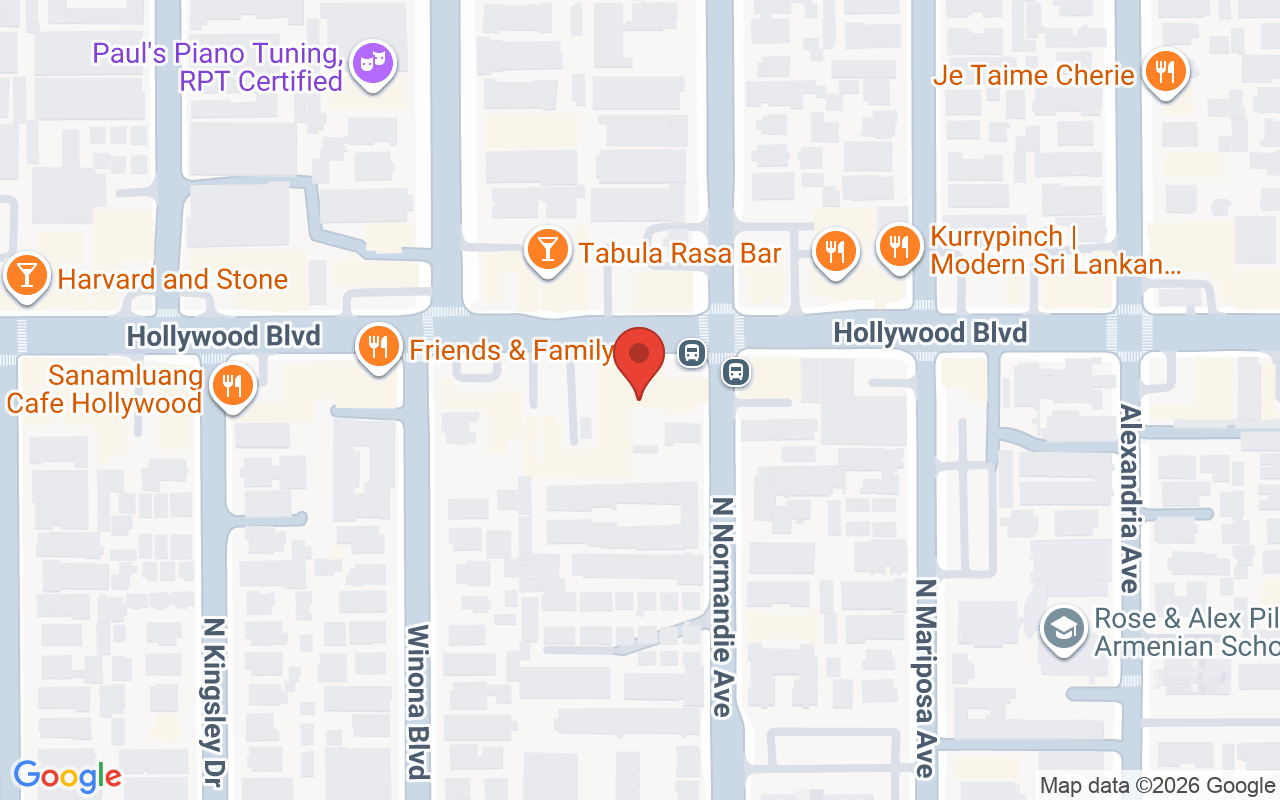 Map showing the location of Beauty Angel Studio