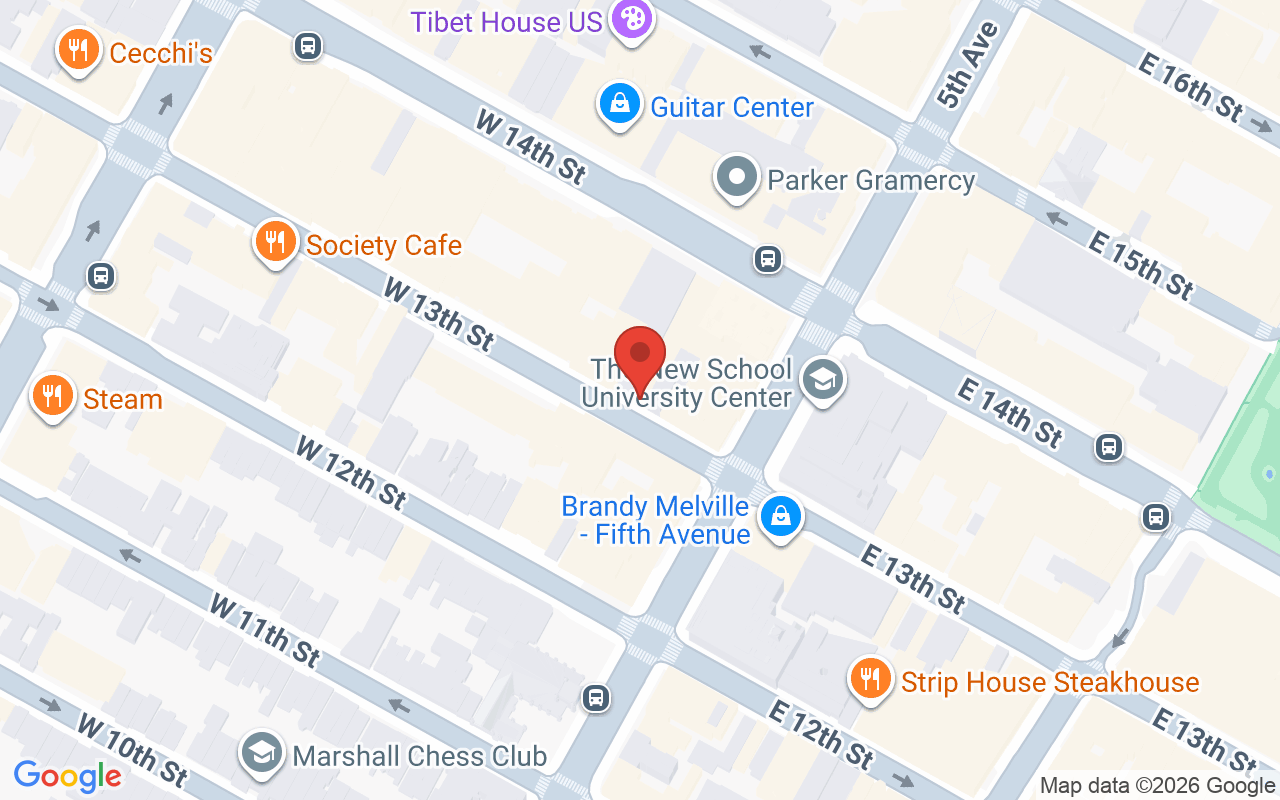 Map showing the location of Art Nail NYC