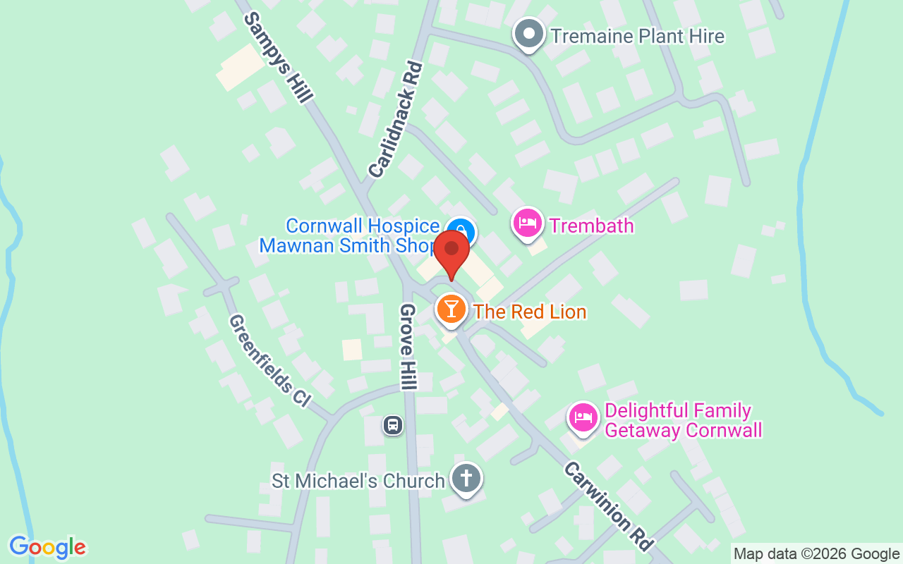 Map showing the location of salon in the square
