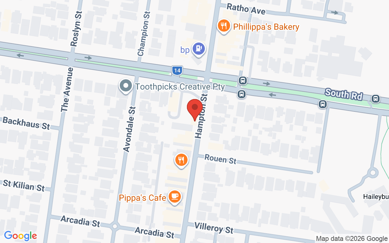 Map showing the location of Brow and Lash Queen