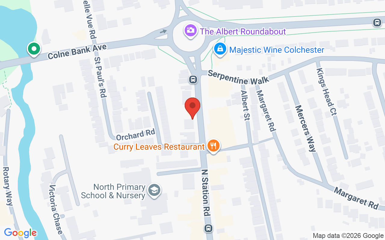 Map showing the location of Wilkinson Smith Salon