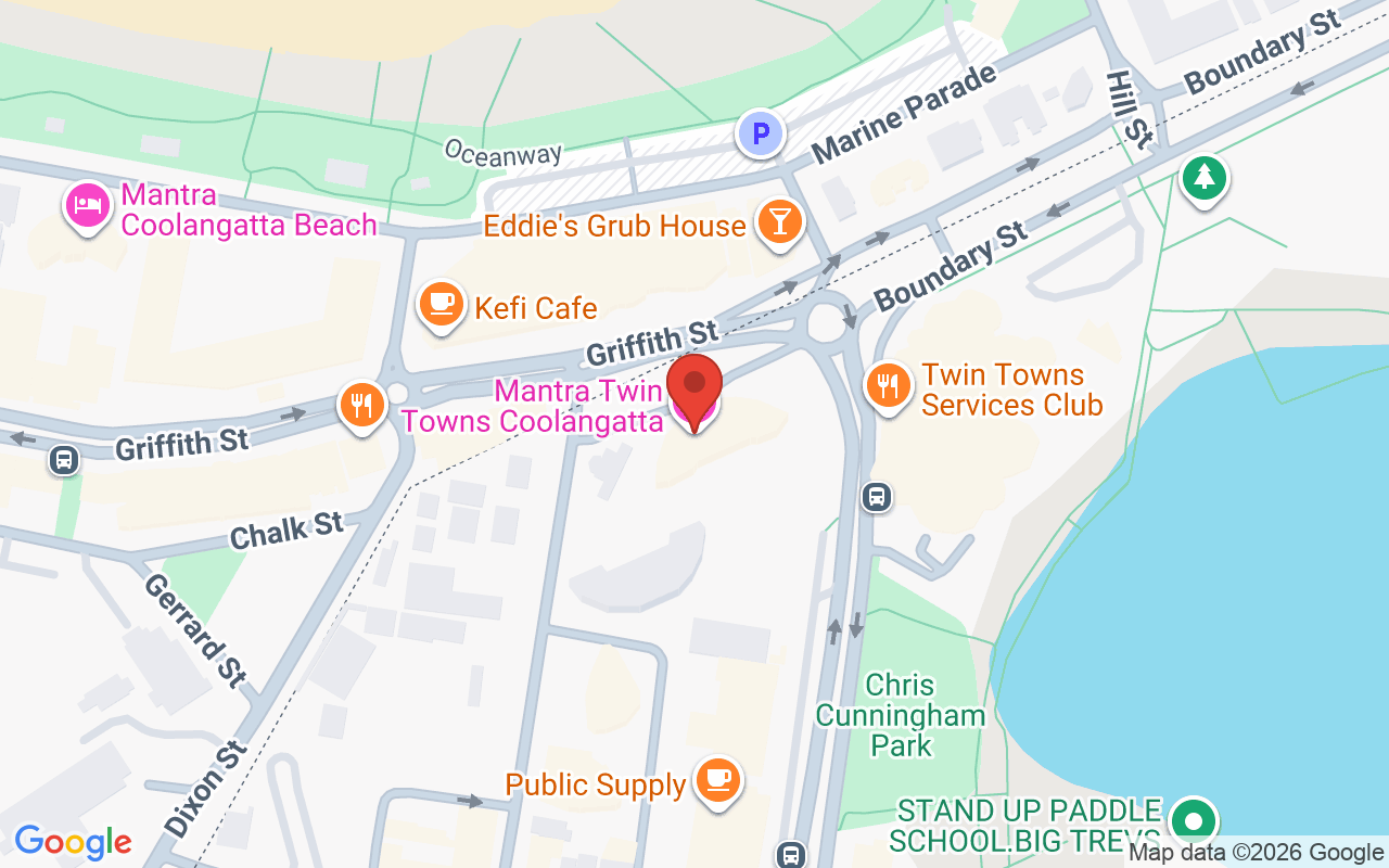 Map showing the location of Salon Maggie G | Tweed Heads | Coolangatta