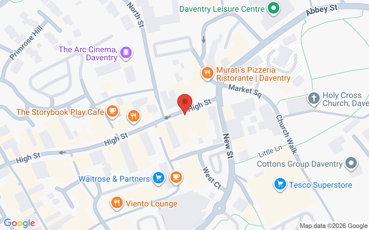 Map showing the location of Indulgence skin laser & beauty clinic Ltd