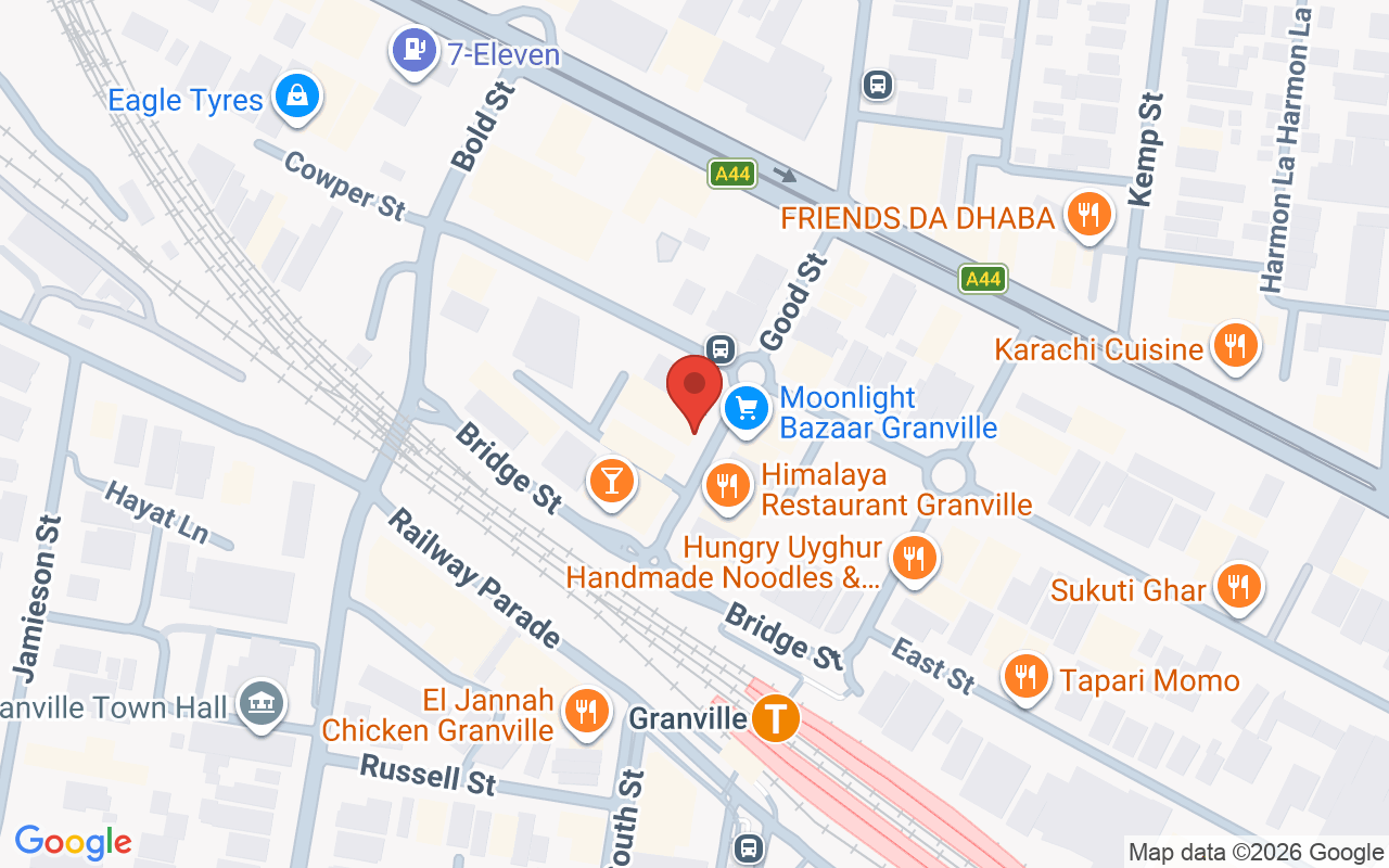 Map showing the location of Family Hair and  Beauty Salon