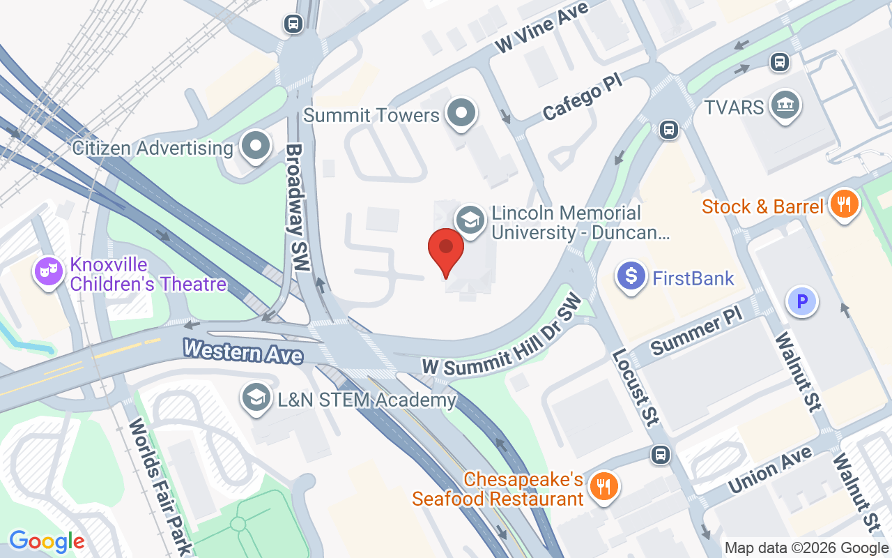 Map showing the location of Downtown Smooth Spa