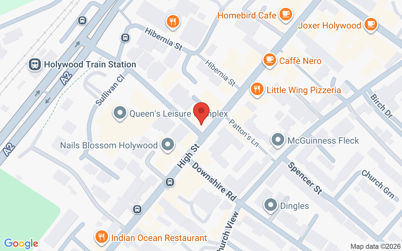 Map showing the location of Karma, Holywood Co.Down