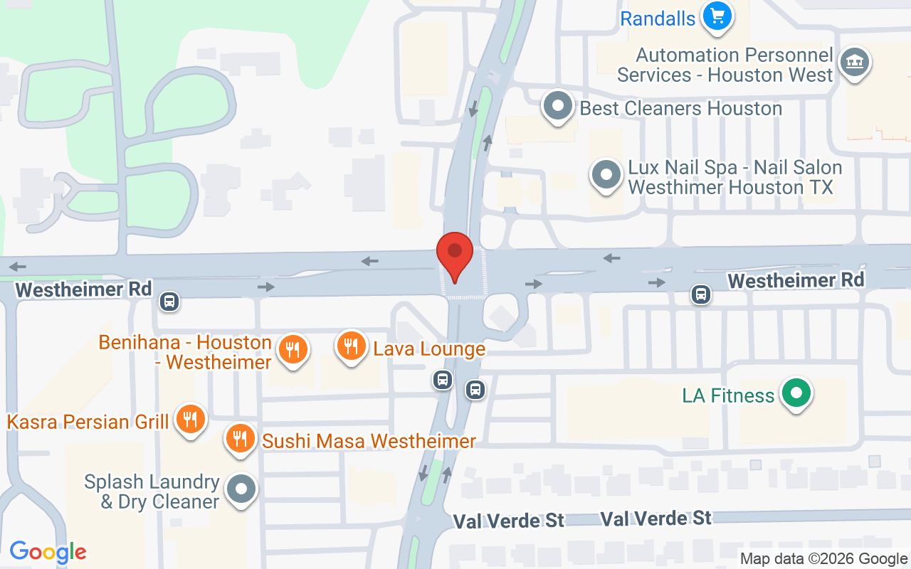 Map showing the location of Hair Xpressions Salon