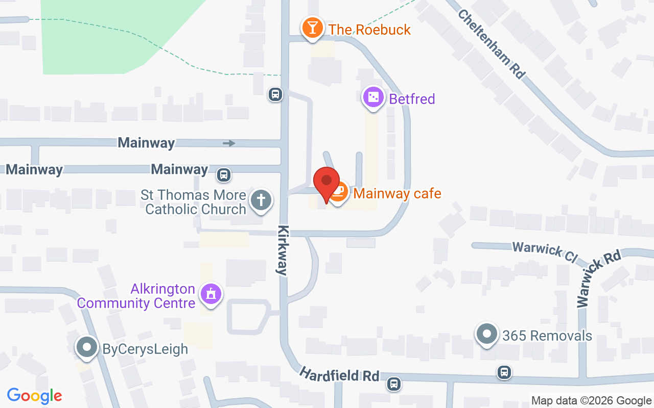 Map showing the location of Salon Sienna