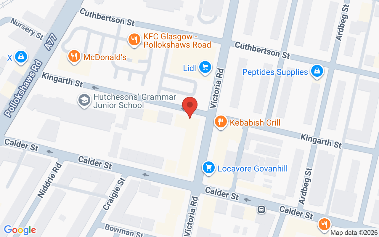 Map showing the location of Beauty Haven