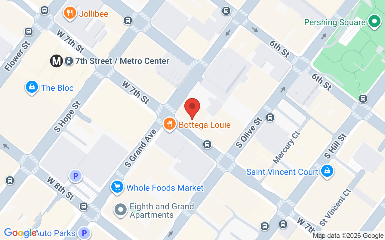 Map showing the location of Park & Eve Hair Studio